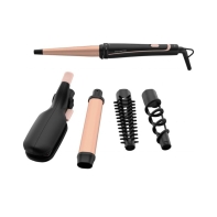 Купить Мультистайлер Rowenta INFINITE LOOKS, Black/Pink (CF4230F0), 5 насадок, керамическое покрытие Алматы