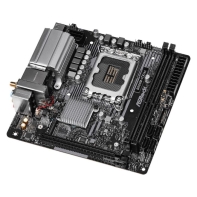 купить Материнская плата ASRock B660M-ITX/AC LGA1700 2xDDR4 4xSATA RAID M.2 HDMI DP 5xUSB3.2 mITX в Алматы фото 3