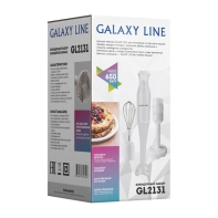 купить Блендерный набор GALAXY LINE GL2131, 650Вт, DC-мотор постоянного тока, 220В/50Гц, Нержавеющая сталь в Алматы фото 3