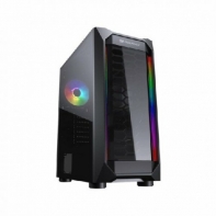 Купить Корпус CASE Cougar Black USB 2*3,5 3*2,5 7слотов VGA300мм CPU165мм Сталь 0,5мм, ATX, FAN12CM RGB 2*3.0/2*2.0  ATX (MX410-T CGR-5VM6B-T) Алматы