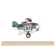 купить Самолет металический инерционный Same Toy Aircraft cиний со светом и музыкой SY8015Ut-4 в Алматы фото 2