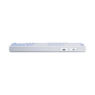 купить Клавиатура AULA F99, mechanical, Gray Wood V3 switch, 99 keys EN/RU, 2.4/BT/cable, White-blue-purple в Алматы фото 2