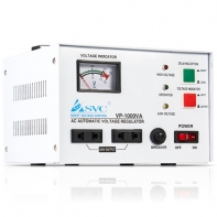 купить Стабилизатор (AVR), SVC, VP-1000, Мощность 1000ВА/600Вт, Индикация Режимов Работы, Диапазон: 140-280VAC, 3 вых., 5 м, Бежевый в Алматы фото 1