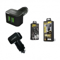 Купить Автомобильное зарядное устройство LDNIO C306 2*USB-A 18W 5V-3.6A Auto Lightning Чёрный Алматы