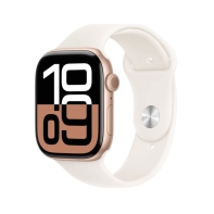 купить Смарт часы Watch Series 10 GPS 46mm Rose Gold Aluminium Case with Light Blush Sport Band S/M (MWWT3QI/A) в Алматы фото 2