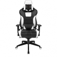 купить Игровое кресло GAMDIAS ACHILLES M1A L BW <WHITE, спинка:86см, наклон: 150, нагрузка: до 200кг> v2 в Алматы фото 1