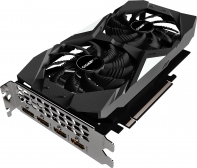 купить Gigabyte GTX1650 WINDFORCE OC, GV-N1650WF2OC-4GD, 4G/128bit GDDR5, 1785 MHz, 3*HDMI 2.0, DisplayPort в Алматы фото 2