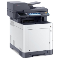 купить Цветной копир-принтер-сканер Kyocera M6230cidn (А4, 30 ppm, 1200 dpi, 1024 Mb, USB, Gigabit Ethernet, дуплекс, автоподатчик, тонер) продажа только с доп. тонерами TK-5270K в Алматы фото 2