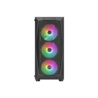 купить Корпус Aerocool Falcon-G-BK-v1 2*3,5 2*2,5 7слотов VGA290мм CPU157мм Сталь 0,5мм 4Fan*12см FRGB (Falcon-G-BK-v1) в Алматы фото 2