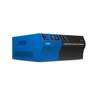 купить Стабилизатор (AVR), SVC, AVR-1000-F, Мощность 1000ВА/1000Вт, LED-дисплей, Диапазон работы AVR: 140-280В, 2 вых., 1.2 м., Чёрно-синий в Алматы фото 1