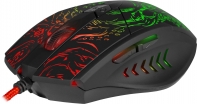 купить Мышь проводная игровая оптическая Defender Titan GM-650L (черный),USB, RGB, Macro, 6кнопок, 6400dpi, в Алматы фото 2
