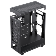 купить Корпус ПК без БП GameMax Precision Black <MATX, 1x120FAN, 1x140COC> в Алматы фото 4