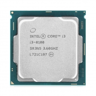 купить CPU Intel Core i3 8100 3,6 GHz 6Mb 4/4 Core Coffe Lake 65W FCLGA1151 Tray                                                                                                                                                                                  в Алматы фото 1