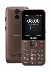 купить Мобильный телефон Philips E331 коричневый в Алматы фото 2
