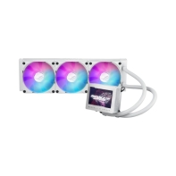 купить СЖО ASUS ROG RYUJIN III 360 ARGB WHT, COLOR LCD DISPLAY, 1700/AM5, ARGB FAN, WHITE в Алматы фото 1