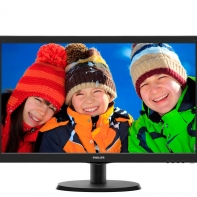 купить Monitor Philips 223V5LSB2 *21,5 TN LED/FHD/1920x1080/200кд/м/90-65/VGA/Black в Алматы фото 1