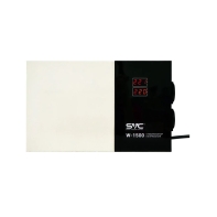 купить Стабилизатор SVC W-2000, 2000W, 2 розетки, вход/выход 220V, AVR 140-260V, Black-White в Алматы фото 2