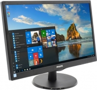 купить Monitor Philips 223V5LSB2 *21,5 TN LED/FHD/1920x1080/200кд/м/90-65/VGA/Black в Алматы фото 3