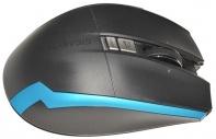 купить Оптическая светодиодная беспроводная мышь Gigabyte AIRE M93 ICE, 2.4GHz, 2000 dpi, USB, 1xAA, Black в Алматы фото 3