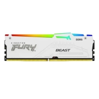 купить Модуль памяти Kingston FURY Beast White RGB XMP KF552C40BWA-16 DDR5 16GB 5200MHz в Алматы фото 1