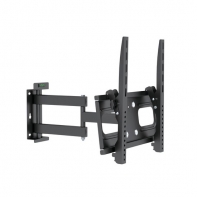 купить Кронштейн для ТВ и мониторов, Deluxe, DLMM-2608, R-Series, Макс. нагрузка-45 кг, Диагональ экрана от 32* до 55*, Угол поворота до 180&deg;, Угол наклона 10&deg;вниз, Уровень, Чёрный в Алматы фото 1