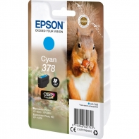 купить Картридж с голубыми чернилами Epson C13T37824020 Claria Photo HD Ink (360 стр.) Singlepack Cyan 378 Claria Photo HD Ink  в Алматы фото 1