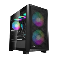 купить Корпус PCCooler C3D310 ARGB BK mATX/ITX USB 3.0, 2 x USB 2.0 Black&nbsp; в Алматы фото 1