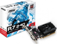 купить Видеокарта MSI Radeon R7 240, 2GB DDR3 64-bit 1хVGA 1хDVI-D 1xHDMI R7 240 2GD3 64b LP в Алматы фото 1