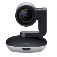 купить Веб-камера для видеоконференций Logitech PTZ Pro 2 (Full HD 1080p/30fps, автофокус, zoom 10x, угол обзора 90&deg;, панорамирование 260&deg;, наклон 130&deg;, пульт ДУ, кабель 3м, блок питания, крепление) в Алматы фото 1