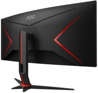 купить Монитор Игровой 34* AOC CU34G2X/BK/01 VA 3440x1440@144Hz 300cd/m2 Curved 3000:1 1мс 2xHDMI 2xDP Black в Алматы фото 2