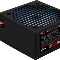купить Блок питания, Aerocool, VX-800 PLUS RGB, 800W, ATX, APFC, 20+4 pin, 4+4pin, 6*Sata, 4*Molex, RGB в Алматы фото 1