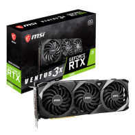 купить Видеокарта MSI GeForce RTX3080 VENTUS 3X OC, 10G GDDR6X 320-bit HDMI 3xDP RTX 3080 VENTUS 3X 10G OC в Алматы фото 1