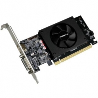 купить Видеокарта Gigabyte GeForce GT710 Low Profile 1GB DDR5 64bit DVI HDMI GV-N710D5-1GL в Алматы фото 1