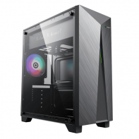 купить Корпус ПК без БП GameMax Nova-N6 <FF:MidTower, MB:ATX, USB2*1, USB3*1, 370*184*412, 0.5mm> в Алматы фото 1