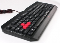 купить Клавиатура игровая Bloody Q100 USB, LED-подсветка клавиш, 1.8 m в Алматы фото 2