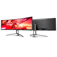 купить Монитор 49" AOC AG493UCX2 VA 5120x1440 165Hz 1мс 550кд/м2 3000:1 3xHDMI 1xDP 3xUSB3.2 2x5W в Алматы фото 2