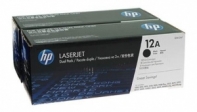 Купить Картридж лазерный HP Q2612AF, 12A для HP LJ 1010/1012/1015/1020/3050/3052/3055, в двойной упаковке, 2000 страниц Алматы