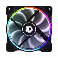 купить Вентилятор для корпуса ID-Cooling ZF-12025-RGB-TRIO <комплект из 3шт, RGBLED, 120mm, 2000RPM> в Алматы фото 1