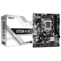 купить Материнская плата ASRock B760M-H/M.2 LGA1700 2xDDR5 4xSATA RAID 2xM.2 HDMI DP mATX в Алматы фото 2