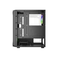 купить Корпус Wintek Tornado Pro PS195-B-M TG, ATX, USB 1*3.0/2*2.0, HD Mic, 0,5mm, 4*12cm ARGB, Black в Алматы фото 3