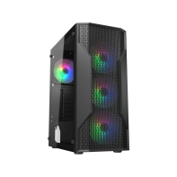 Купить Корпус Cougar MX110 RGB Black USB 4FAN12CM RGB ATX Алматы