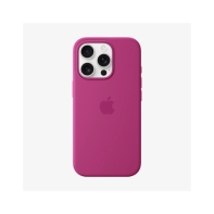 Купить Чехол для iPhone16 Pro Silicone Case with MagSafe - Fuchsia (MYYN3ZM/A) Алматы