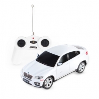 Купить Радиоуправляемая машина, RASTAR, 31700W, 1:24, BMW X6, Пластик, 40 Mhz, Белый Алматы
