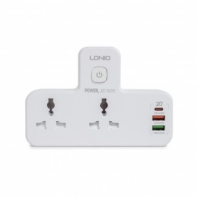 Купить Сетевой фильтр LDNIO Universal SC2311 2 розетки 2*USB быстрой зарядки PD/QC 1 USB A Алматы