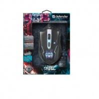 купить Мышь проводная игровая оптическая Defender Skull GM-180L (черный),USB, 6 кн. + колесо, , + КОВРИК! в Алматы фото 4
