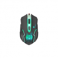 купить Мышь проводная игровая оптическая Defender Skull GM-180L (черный),USB, 6 кн. + колесо, , + КОВРИК! в Алматы фото 1