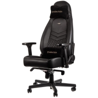 купить Игровое кресло Noblechairs ICON Black top grain leather (NBL-ICN-RL-BLA) в Алматы фото 2