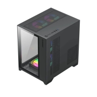 купить Компьютерный корпус Gamemax Infinity Mini 3 ARGB Fans + Controller Black без Б/П в Алматы фото 2