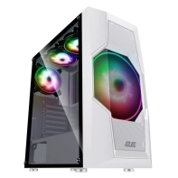 Купить Компьютерный Корпус 2E GAMING TURBO (G2057W) MidT,2xUSB2.0,1xUSB3.0,1x200+3x120ARGB, стекло Алматы