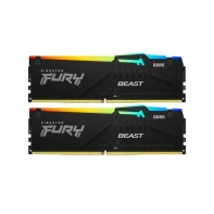 купить Модуль памяти Kingston Fury Beast RGB KF552C40BBAK2-16 DDR5 DIMM 16Gb Kit(2x8) 5200 MHz CL40 в Алматы фото 1